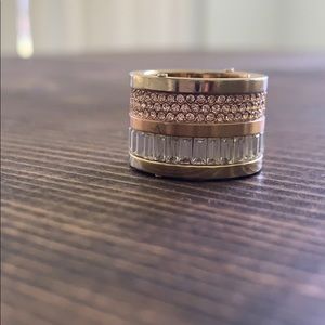 Michael Kors Stacked Two Toned Ring